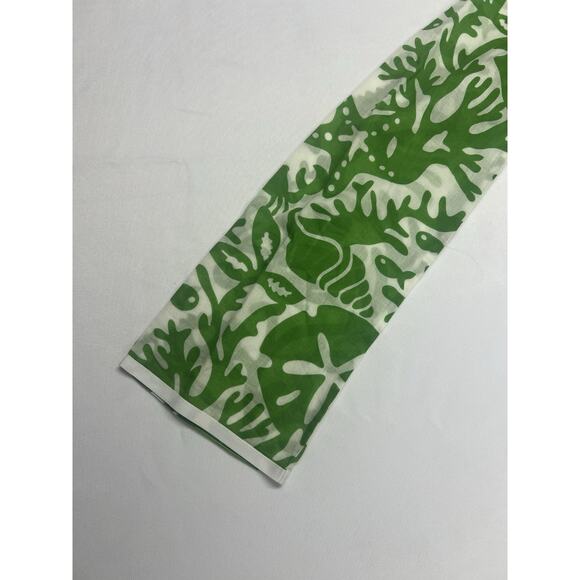 Vineyard Vines Women Long Sleeve Top M Blouse Tunic Lightweight Resortwear Beach - Picture 5 of 10